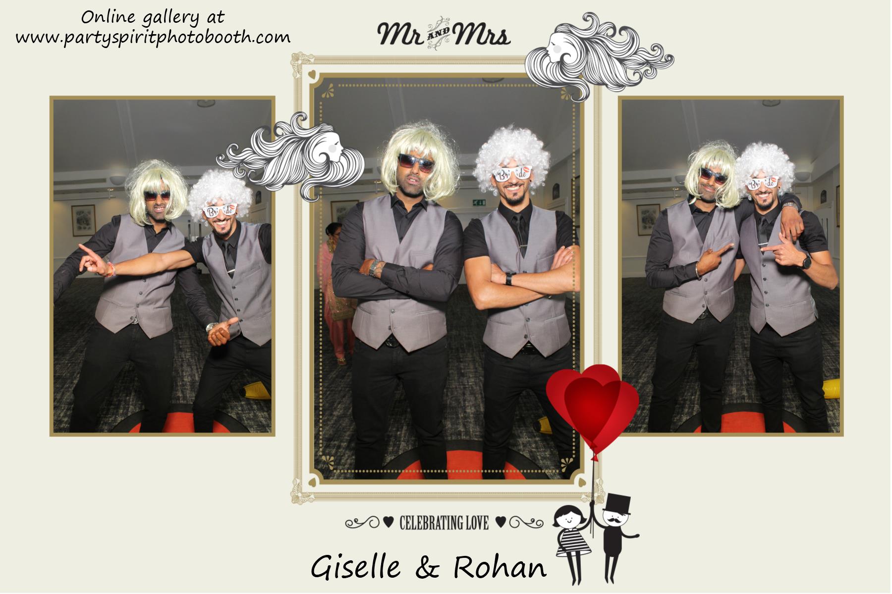 Giselle and Rohan's Wedding | View more photos from the event at gallery.partyspiritphotobooth.com/u/PartySpiritPhotoBooth/Giselle-and-Rohans-Wedding